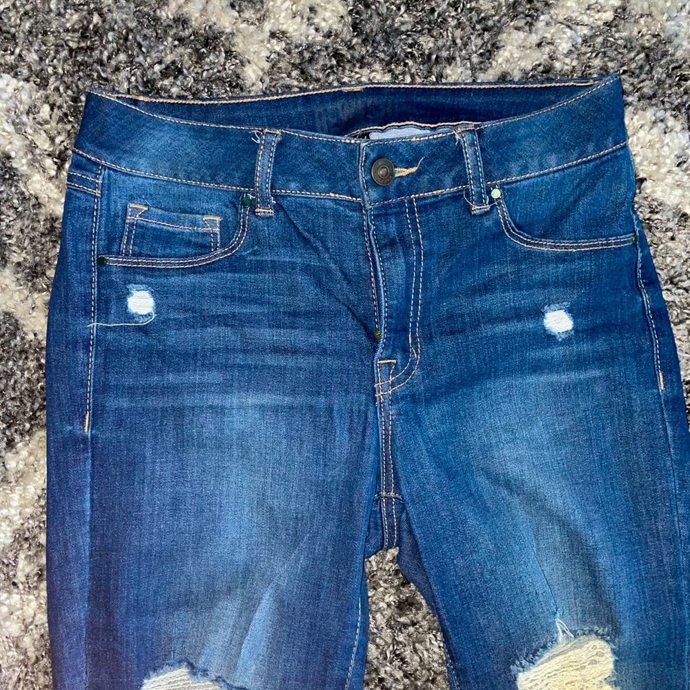 Rewash Distressed Blue Jeans
